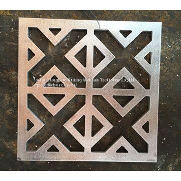 Aluminum Grill Window Machined Retro Aluminium Window Grille Aluminum Plate Engraving