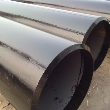 A252 Gr.3 For Water Gas And Oil  Lsaw Black Round Steel Pipe