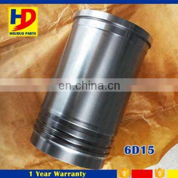 Engine Spare Parts 6D15 Cylinder liner For Excavator Diesel Engine