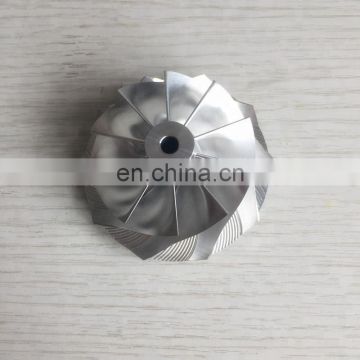 GT15-25 reverse 49.60/63.00mm 10+0 blades 824678-0001 billet/milling/aluminum 2618 compressor wheel for 834142-5005 TBW0005R