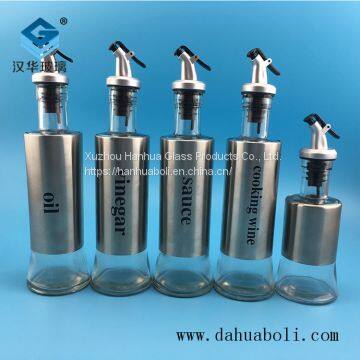 Hot Sale 300ml Stainless Steel Olive Oil Glass Bottles photo-4