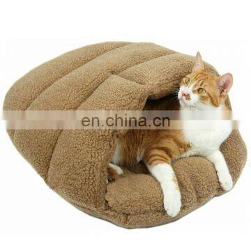 Custom Brand FBA Service Flannel Soft Velvet Cat Cushion Clankets Bowl Beds