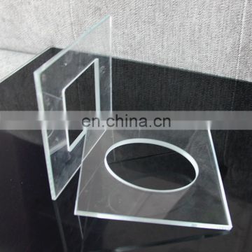 Electronic wall switch glass panel, Tempered clear glass light switch glass plates, electrical touch switch glass