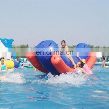 0.9mm PVC Material Inflatable Water Seesaw/Water Teeter Totter For Game Entertainment