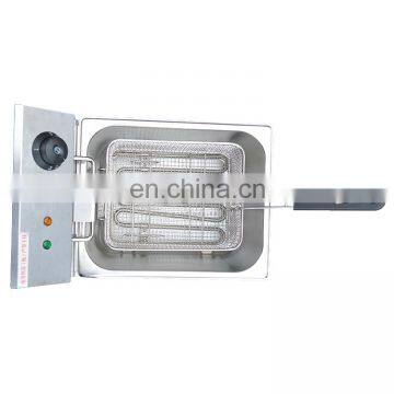 CE Approved New Type Commercial Electric Deep Fryer Stainless Steel Single Tank Potato Chips Fryer Machine Free Shipping photo-4