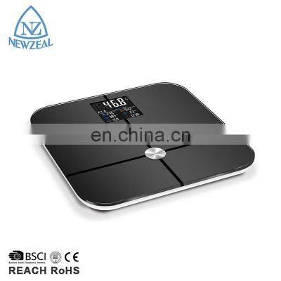 China Supply 180kg Body Fat Scale BMI Personal Weighing Blue tooth Scale