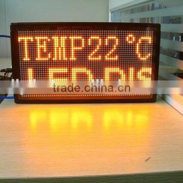 yellow LED bus dispaly sign LED car display sign/LED moving sign P4.75/variable message sign/information signs