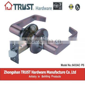 6433AC-PS:TRUST ANSI Grade 3 Tubular Passage Lever Lock