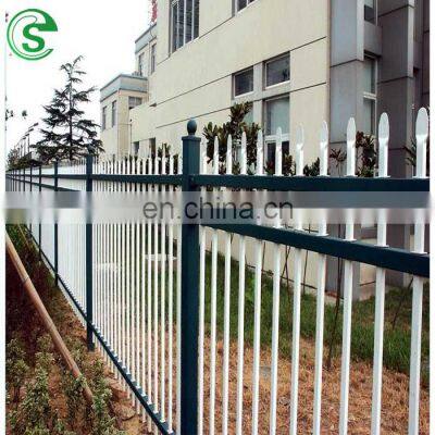 Powder coated galvanized zinc high security square tube fence for sale