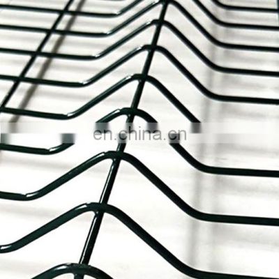 China Factory Price  PVC Coated Curved 3D V Bending Welded  Fence Wire Mesh