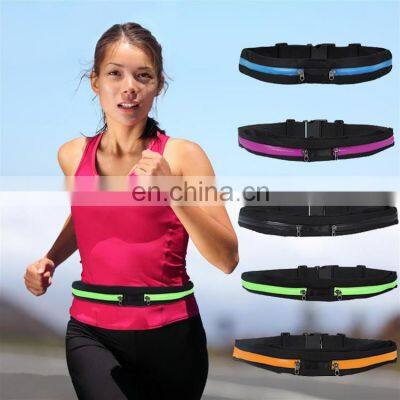 Outdoor Multifunction Pockets Elastic Sports Runners Riding Pockets Waterproof Mobile Phone Anti-theft Package 5colors