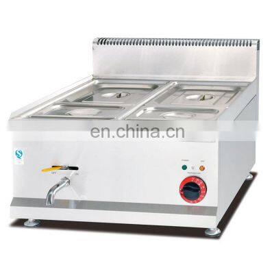 Restaurant equipment electric table top food warmer bain marie with price