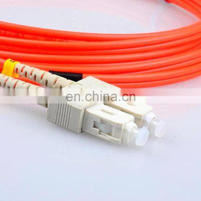 5meter OM2  sc-sc  2.0mm PVC/LSZH flat Duplex dx fiber optic patchcord/jumper/assembly