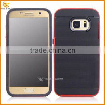 china supplier shockproof hybrid pc tpu case for galaxy s7