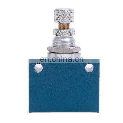 ASC100-06 General Manual Flow Control Valve  Pneumatic Throttle Adjustable Air Speed Flow Air Control Valve