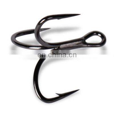 Hi-Q saltwater Wei hai Mustad TG 76 High Carbon Steel Fitness Treble Fishing Hooks