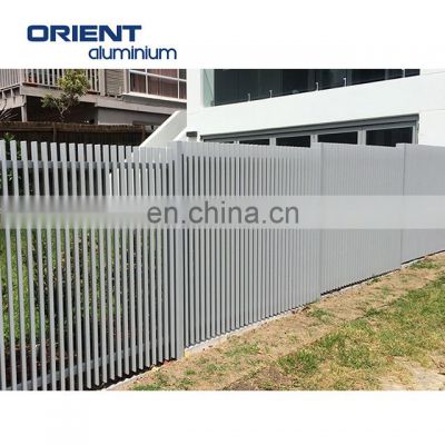 Wholesale aluminum slat fence vertical with high quality