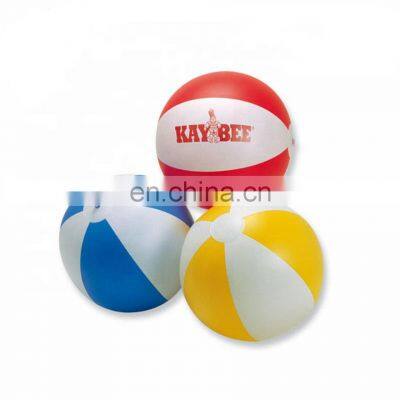 Promotion Wholesale Colorful Beach Balls Clear PVC Material Inflatable Beach Ball Outdoor Sports Ball Toys With Custom Logo