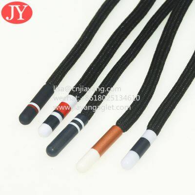 2022 Fashionable Dark Blue Lace Aglet Tipping Round Polyester Drawstring for Sport Pants Waister Rope Aglet Tips photo-5