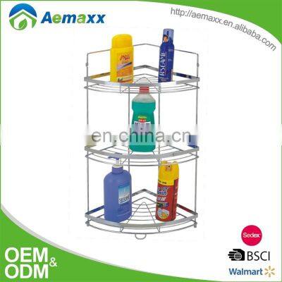 Toilet Bathroom Metal 2 Double Layer Organizer Shelf Storage Rack photo-2