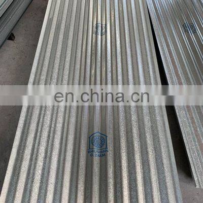 ISO Factory Stamped BWG 34 Bhushan Galvanized Corrugated Roofing Sheet