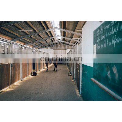 Steel structure frame prefabricated horse stables prices