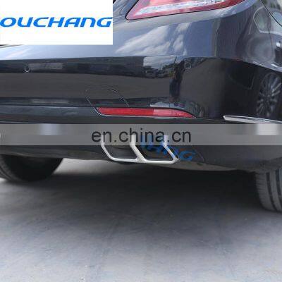 Stainless Steel Exhaust Rear Dual Cover Trim Stickers For Mercedes Benz S Class Coupe R Class photo-3