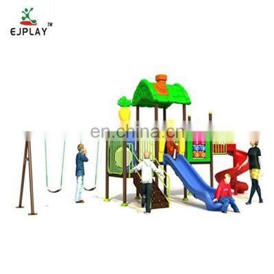 Plastic Slide Type Plastic Swing And Slide Kids Playground Outdoor Equipment