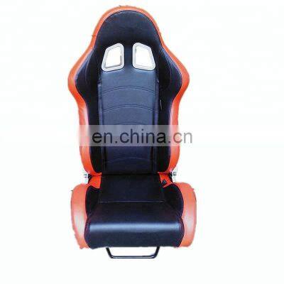 PVC Leather Adjustable with single slider racing seat for car use Car Seat