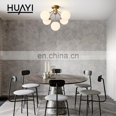 HUAYI Modern Design Dining Room Living Room E27 Indoor Ceiling Hanging Chandelier Pendant Lamp