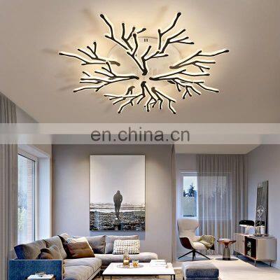 Postmodern Creative Nordic Art Ceiling Lamp LED Personality Tree Branch Chandelier Indoor Hotel Pendant Light photo-4