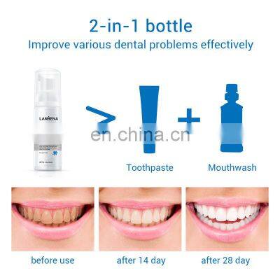 2022 Hot Sell 60ml Natural Oral Hygiene Tooth Whitening Foam Bleaching Cleaning White Teeth Whitening Mousse photo-3