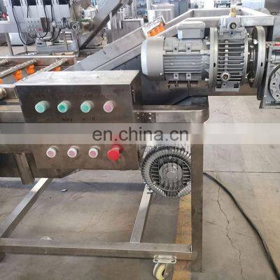 Bubble Type Washing Machine Cassava Carrot Cleaning Peeling Machine Commercial Vegetable Washing Machine