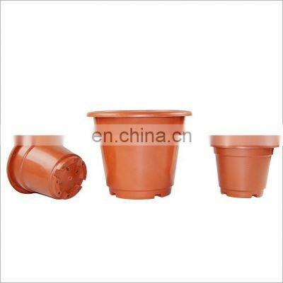 2021 Home & Garden Wholesale Pot Planters Large Sale Balcony Big Outdoor Mold Stackable Nursery Capacity Red Plastic Flower Pots
