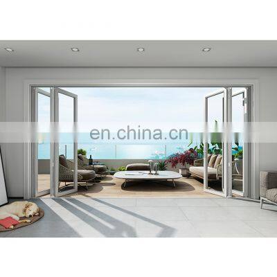 New Style Quality Pvc Accordion Bi Folding Door Plastic Modern Interior Apartment Years White or any Color Finished