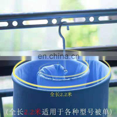 New Hot Sale Sheet Quilt Snail Round Rotating Balcony Spiral Drying Rack photo-4