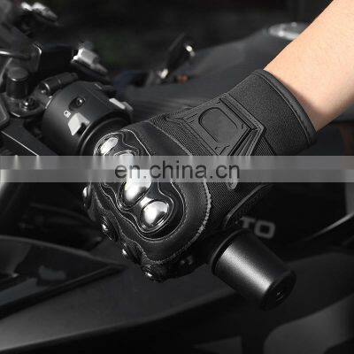 Touch Screen Full Finger Black Antislip Outdoor Other Sports Motorbike Motorcycle Racing Gloves photo-2