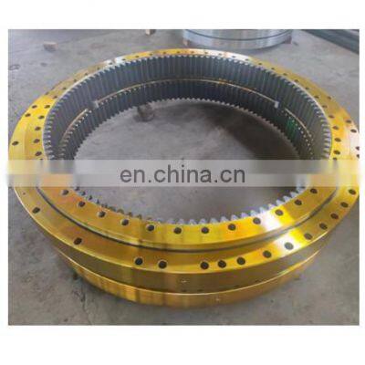 Internal Gear Excavator Swing Bearing Set Slewing Ring pc700-8