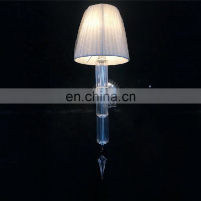 modern living room bedroom wall mounted light indoor crystal luxury sconce led wall lamp