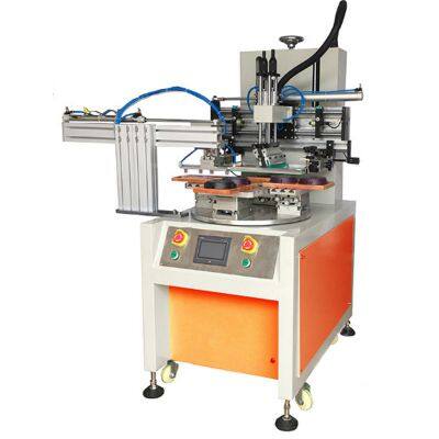 Meichao Single Color Four Stations Automatic Rotary Screen Printing Machine photo-3