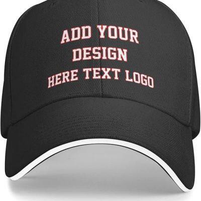 Custom Hat Design Your Own, Personalized Classic Hats for Men Women,Customizable Baseball Cap Dad