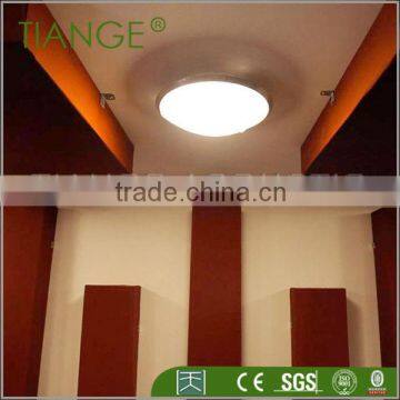 Auditorium interior wall ceing sound absorption