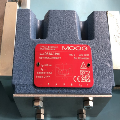 Válvula hidráulica MOOG Moog D634-319C válvula servo com garantia de qualidade