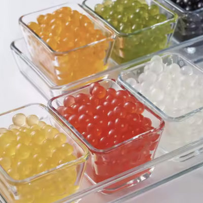 Tea Cup Packed Rich Mixed Fruit Flavour Popping Boba Bubble Drink photo-5