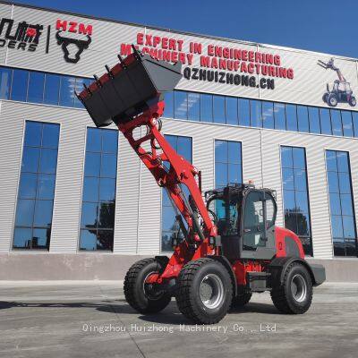China Brand HZM 825 Mini Wheel Shovel Garden Loader Price Chinese Front End Loader Bucket List photo-2