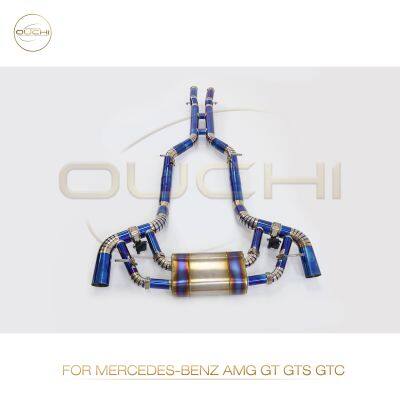 Titanium Exhaust Catback for Mercedes Benz AMG GT/AMG GT GTS GTC/GT63S X290/G63 W463/G63 G500 W464 Electronic Valve Whatsapp+86 18946955156