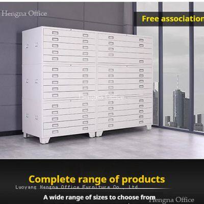 Professional Print Shop Blueprint Cabinet - Large Capacity File Storage for High-Volume Printing