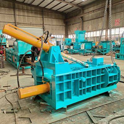 Panqi Model 125 22kw Hochproduktive Schrottmetall-Brikettierpresse mit Pumpe für Edelstahl und Aluminium photo-2