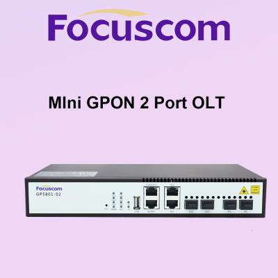 MINI GPON OLT 2 Ports FTTH Solution GPON 2 Port OLT