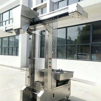 Sistema de alimentación BPJ-200 controlado por PLC con diseño de tolva de múltiples productos